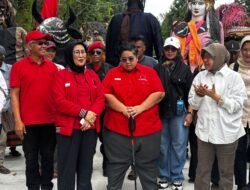 Tri Rismaharini Hadir Di Samarinda Bersama Warga Makroman, Shukuran Jalan Tani Buah Perjuangan Fraksi PDI Perjuangan Kaltim